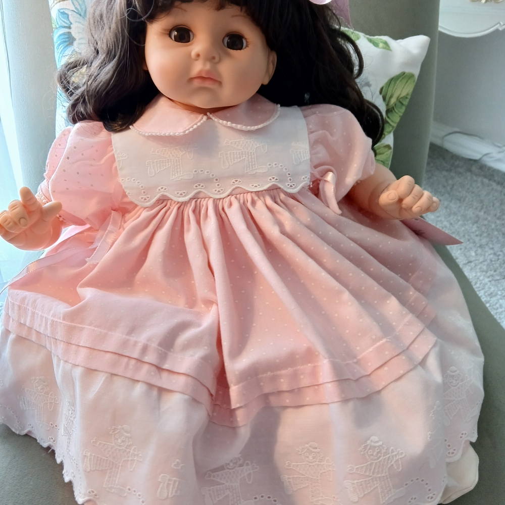 Adorable Pink Doll with Dress
